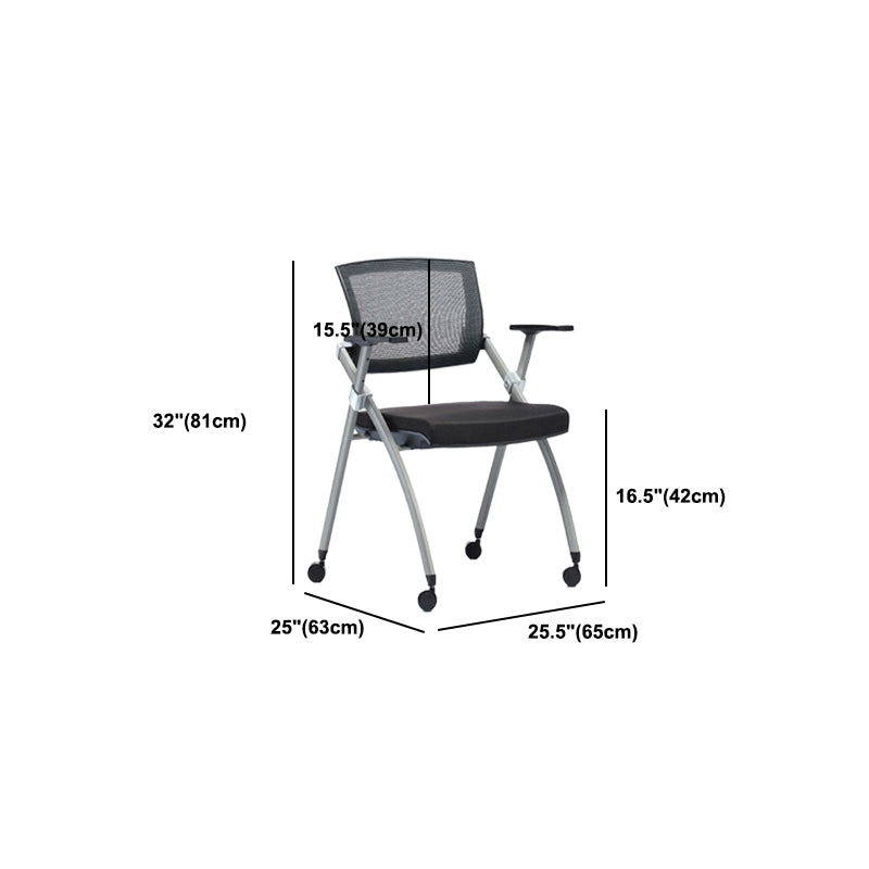 Mid-Back Executive Chair Contemporary Breathable Air Grid Guest Chair Clearhalo 'furn' 'furn_office_chair' 'Furniture' 'Office Chairs' 'Office Furniture' 'office_chair' 6214751