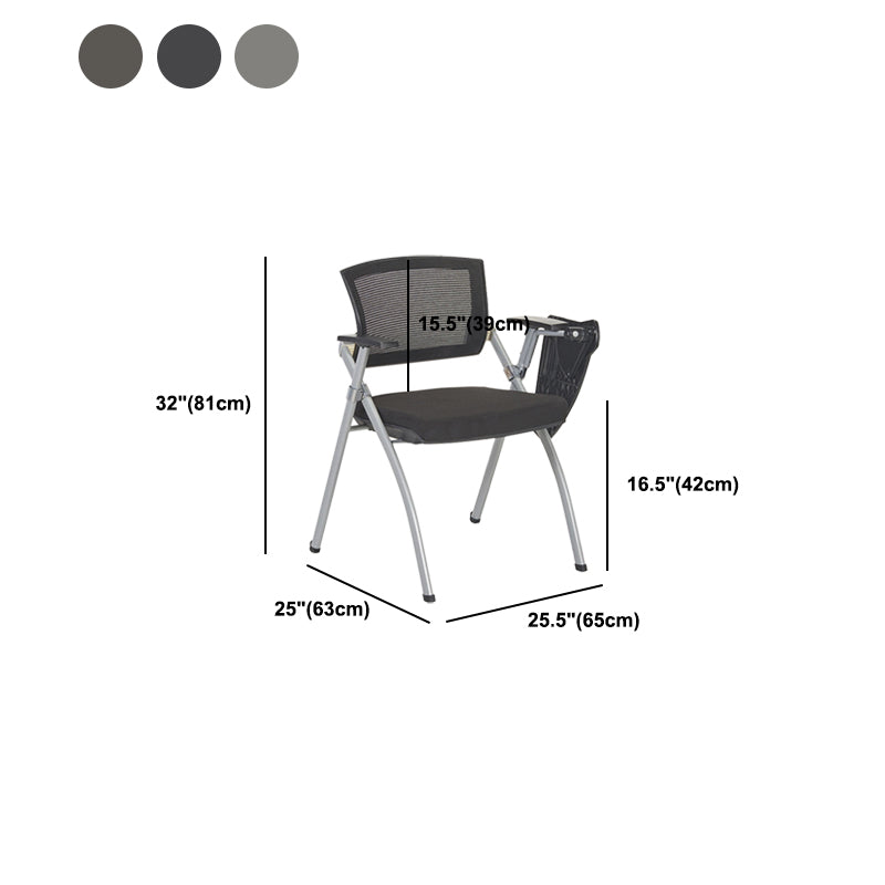 Mid-Back Executive Chair Contemporary Breathable Air Grid Guest Chair Clearhalo 'furn' 'furn_office_chair' 'Furniture' 'Office Chairs' 'Office Furniture' 'office_chair' 6214753