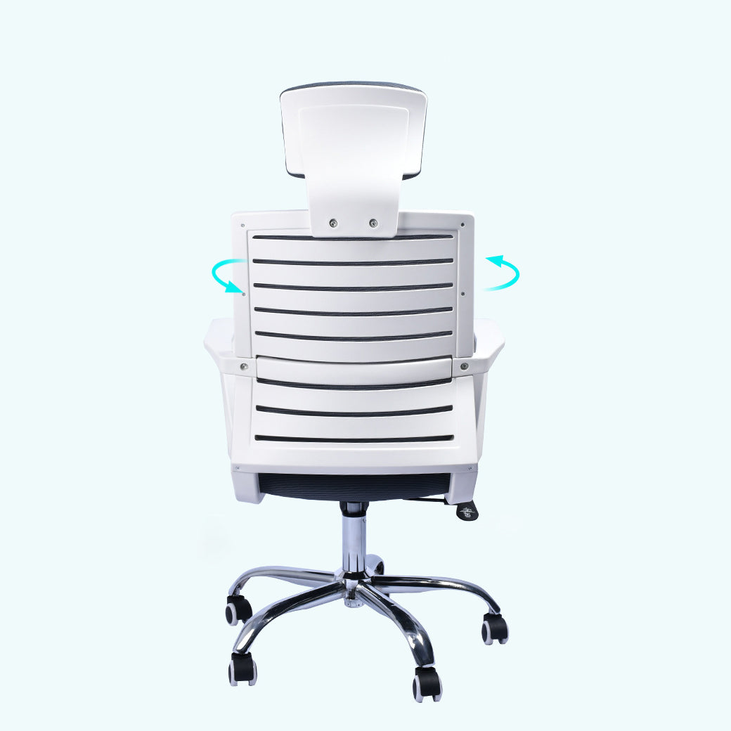 Zeitgenössischer Schwenkstuhl Mikrofaser Task Arm Stuhl mit Rädern