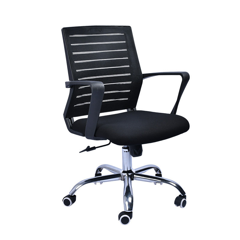 Zeitgenössischer Schwenkstuhl Mikrofaser Task Arm Stuhl mit Rädern