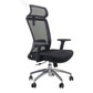 Modern Desk Chair Mesh Computer Chair Adjustable Chair in Black 1 Piece Aluminum With Headrest Clearhalo 'furn' 'furn_office_chair' 'Furniture' 'Office Chairs' 'Office Furniture' 'office_chair' 6214798