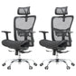 Silla de oficina contemporánea Silla de malla para computadora Silla de trabajo ergonómica con ruedas