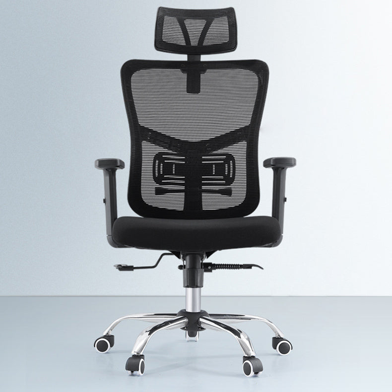 Silla de oficina contemporánea Silla de malla para computadora Silla de trabajo ergonómica con ruedas