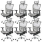 Silla de oficina contemporánea Silla de malla para computadora Silla de trabajo ergonómica con ruedas