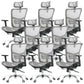 Silla de oficina contemporánea Silla de malla para computadora Silla de trabajo ergonómica con ruedas