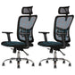 Silla de oficina contemporánea Silla de malla para computadora Silla de trabajo ergonómica con ruedas