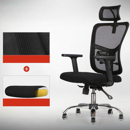 Silla de oficina contemporánea Silla de malla para computadora Silla de trabajo ergonómica con ruedas