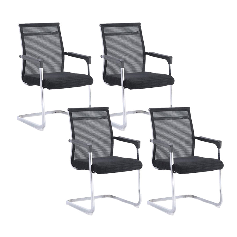 Moderne Fixed Arms Office Stuhl atmungsaktive Airgrid Schreibtischstuhl