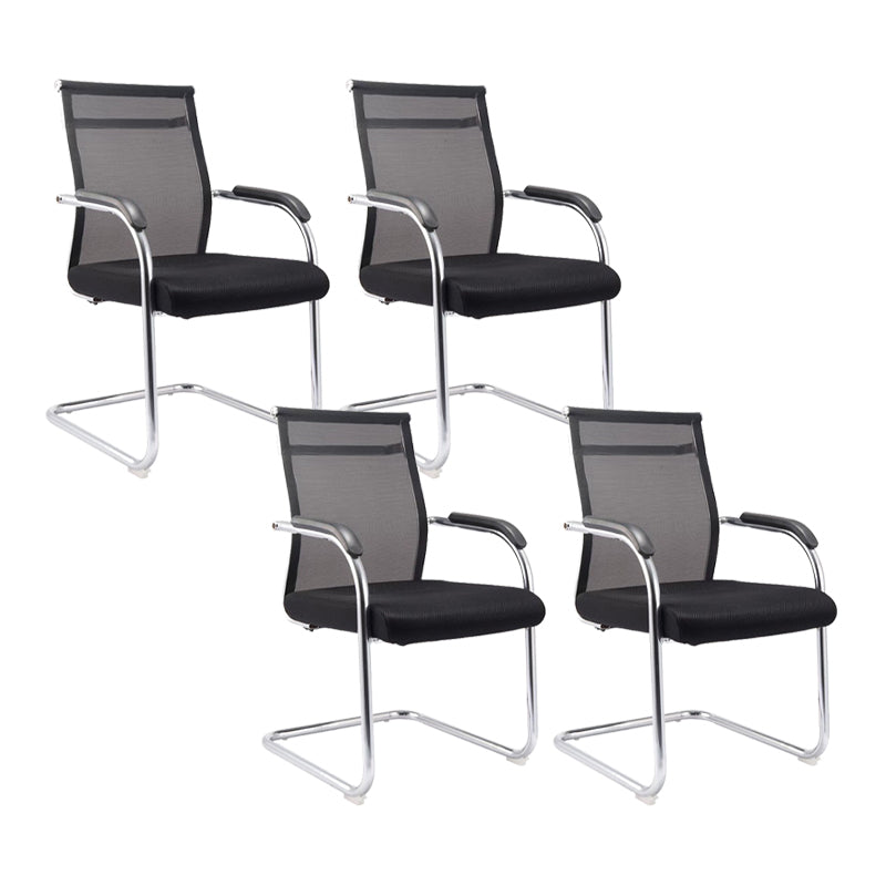 Moderne Fixed Arms Office Stuhl atmungsaktive Airgrid Schreibtischstuhl