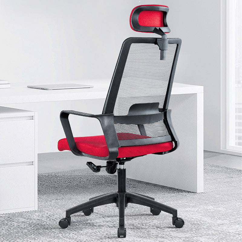 Contemporary Breathable Air Grid Office Chair Microfiber Task High Back Chair Clearhalo 'furn' 'furn_office_chair' 'Furniture' 'Office Chairs' 'Office Furniture' 'office_chair' 6214912