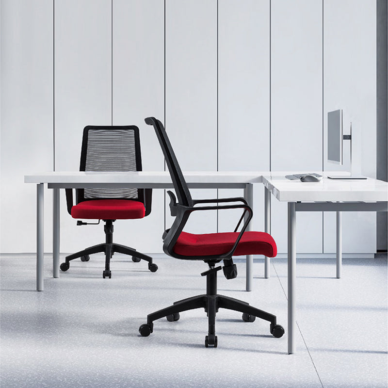 Contemporary Breathable Air Grid Office Chair Microfiber Task High Back Chair Clearhalo 'furn' 'furn_office_chair' 'Furniture' 'Office Chairs' 'Office Furniture' 'office_chair' 6214914