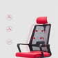Contemporary Breathable Air Grid Office Chair Microfiber Task High Back Chair Clearhalo 'furn' 'furn_office_chair' 'Furniture' 'Office Chairs' 'Office Furniture' 'office_chair' 6214924