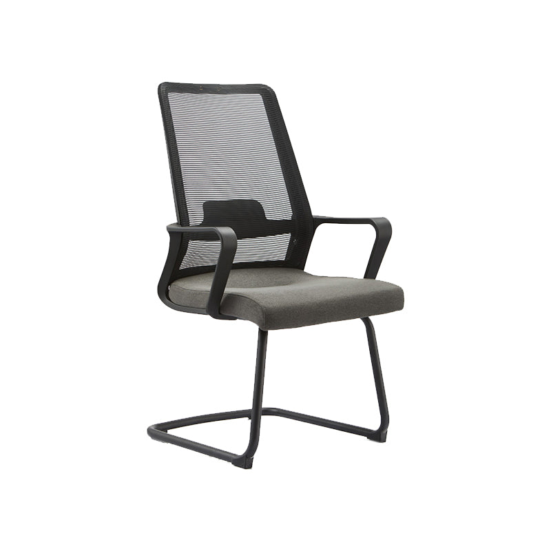 Contemporary Breathable Air Grid Office Chair Microfiber Task High Back Chair Grey 1 Piece Clearhalo 'furn' 'furn_office_chair' 'Furniture' 'Office Chairs' 'Office Furniture' 'office_chair' 6214933