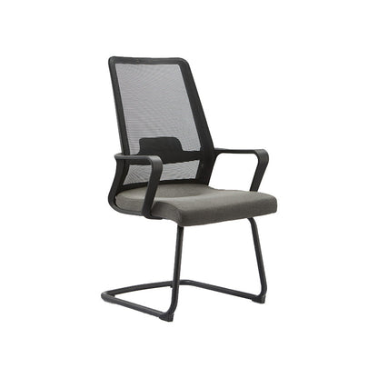 Contemporary Breathable Air Grid Office Chair Microfiber Task High Back Chair Grey 1 Piece Clearhalo 'furn' 'furn_office_chair' 'Furniture' 'Office Chairs' 'Office Furniture' 'office_chair' 6214933