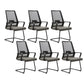 Contemporary Breathable Air Grid Office Chair Microfiber Task High Back Chair Grey 6 Piece Set Clearhalo 'furn' 'furn_office_chair' 'Furniture' 'Office Chairs' 'Office Furniture' 'office_chair' 6214936