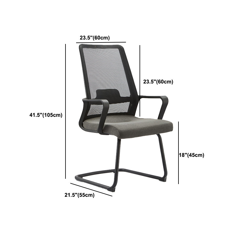 Contemporary Breathable Air Grid Office Chair Microfiber Task High Back Chair Clearhalo 'furn' 'furn_office_chair' 'Furniture' 'Office Chairs' 'Office Furniture' 'office_chair' 6214951