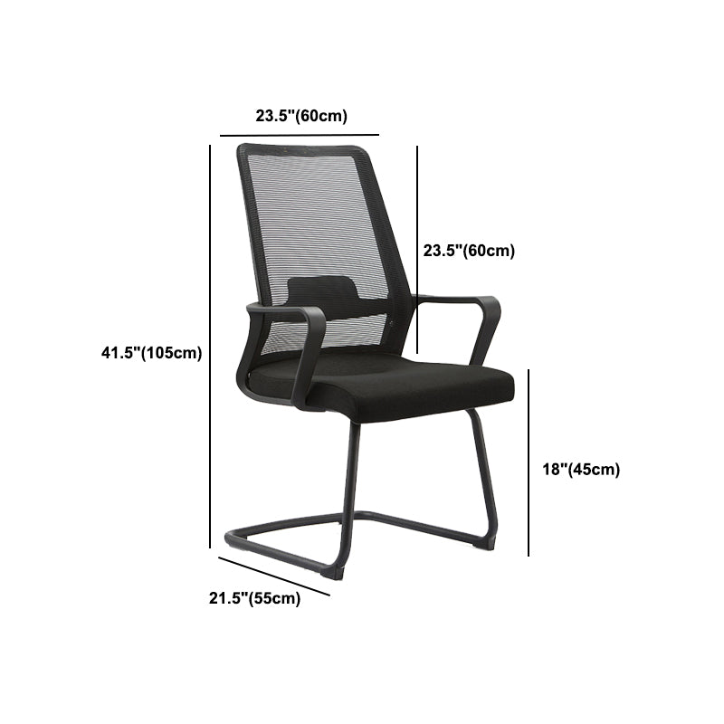 Contemporary Breathable Air Grid Office Chair Microfiber Task High Back Chair Clearhalo 'furn' 'furn_office_chair' 'Furniture' 'Office Chairs' 'Office Furniture' 'office_chair' 6214952