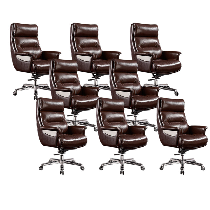 Eigentijdse ergonomische managersstoel Verstelbare directiestoel met hoge rugleuning