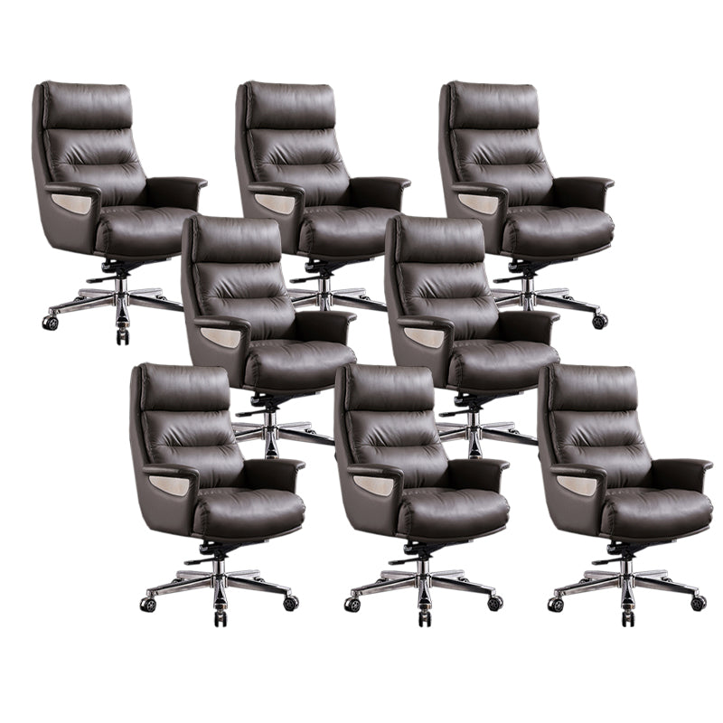 Eigentijdse ergonomische managersstoel Verstelbare directiestoel met hoge rugleuning