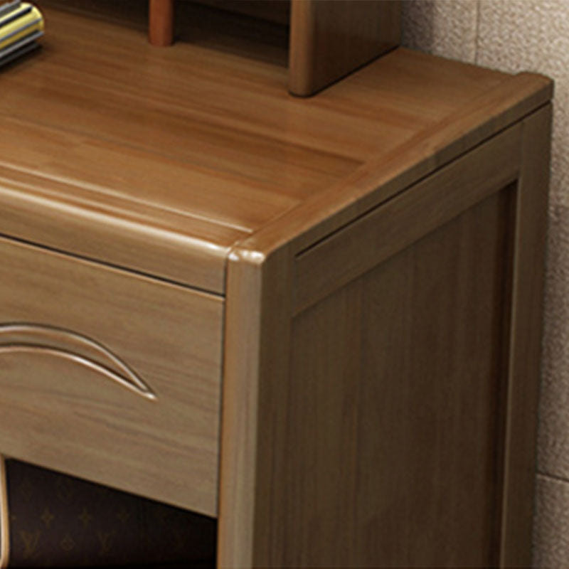 Tradizionale camera da letto in legno massiccio 4 cassetti in piedi vanità