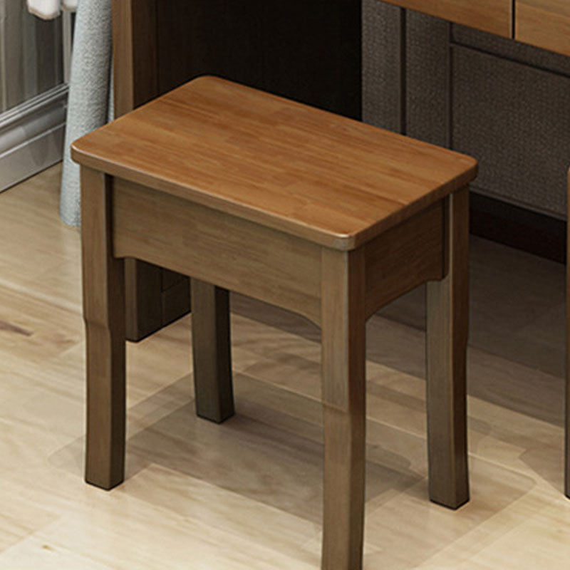 Tradizionale camera da letto in legno massiccio 4 cassetti in piedi vanità