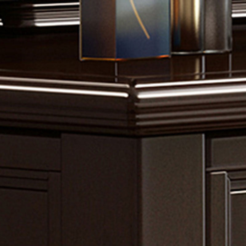 Traditional Solid Wood Vanity Makeup Table Set 3-Drawer Dressing Table Clearhalo 'Bedroom Furniture' 'furn' 'furn_makeup_vanities' 'Furniture' 'Makeup Vanities' 'makeup_vanities' 6215989