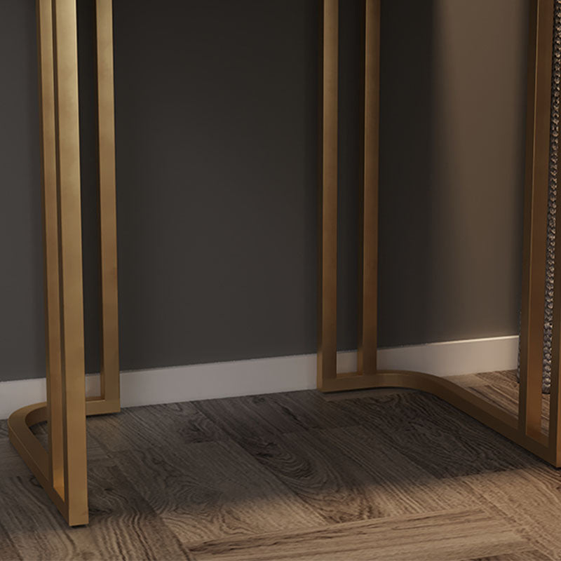 Glam de dormitorio con cajones dobles tocador de maquillaje de pie de madera