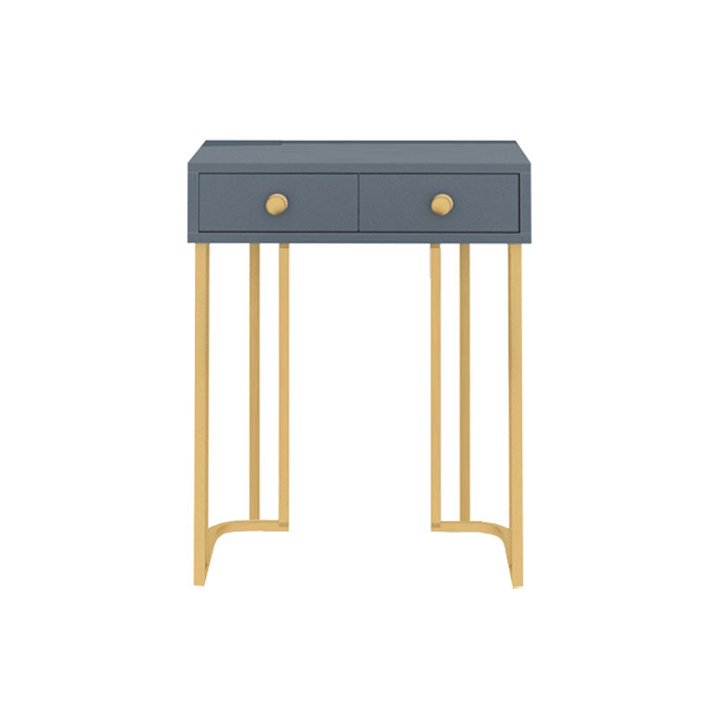 二重の引き出し付きベッドルームグラム木製の立っているメイクアップの虚栄心