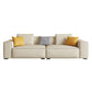 Contemporary 25.59" H Faux Leather Square Arm Sofa for Living Room