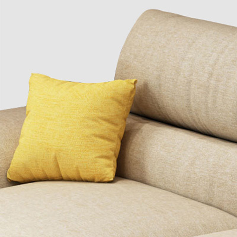 Marrón de 4 asientos de lino 4 asientos de lino moderno slipcoveredscoversal