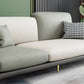 Contemporary 34.65" H Faux Leather Square Arm Sofa for Living Room Clearhalo 'furn' 'furn_sofas' 'Furniture' 'Living Room Furniture' 'Sofa' 'sofas' 6216322