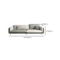 Contemporary 34.65" H Faux Leather Square Arm Sofa for Living Room Clearhalo 'furn' 'furn_sofas' 'Furniture' 'Living Room Furniture' 'Sofa' 'sofas' 6216329