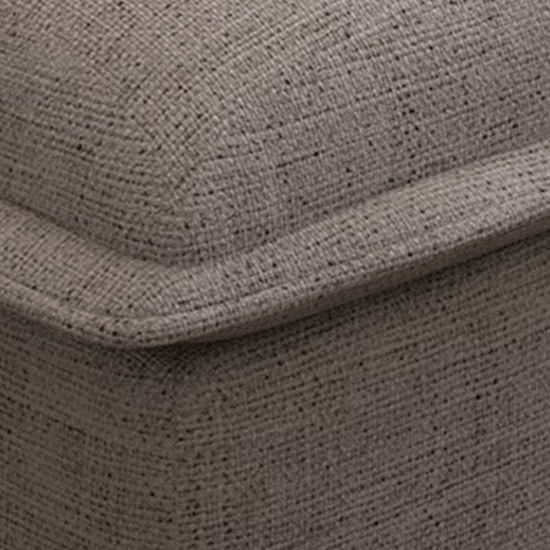 Moderno lino a 4 posti sezionale al braccio inclinato