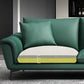 33.46" H Green Genuine Leather Pillow Top Arm Sofa for Living Room Clearhalo 'furn' 'furn_sofas' 'Furniture' 'Living Room Furniture' 'Sofa' 'sofas' 6216419