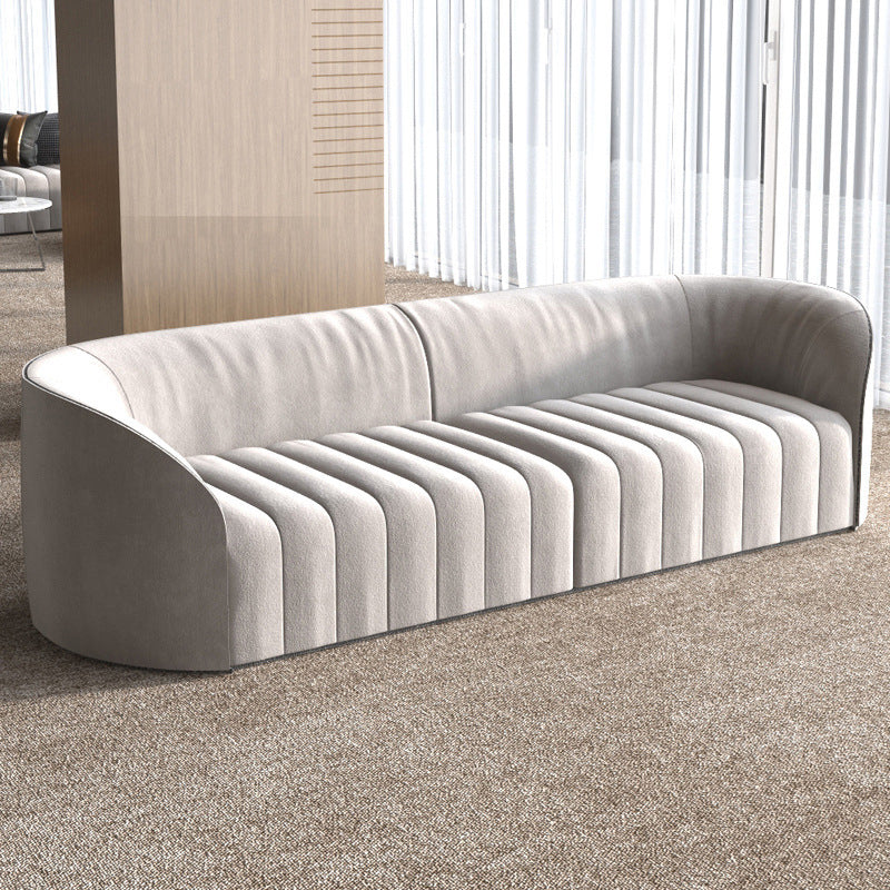 Contemporary Tight Back Standard Sofa Tuxedo Arm Sofa for Living Room 89"L x 35"W x 30"H Clearhalo 'furn' 'furn_sofas' 'Furniture' 'Living Room Furniture' 'Sofa' 'sofas' 6216581