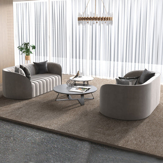 Contemporary Tight Back Standard Sofa Tuxedo Arm Sofa for Living Room Clearhalo 'furn' 'furn_sofas' 'Furniture' 'Living Room Furniture' 'Sofa' 'sofas' 6216592