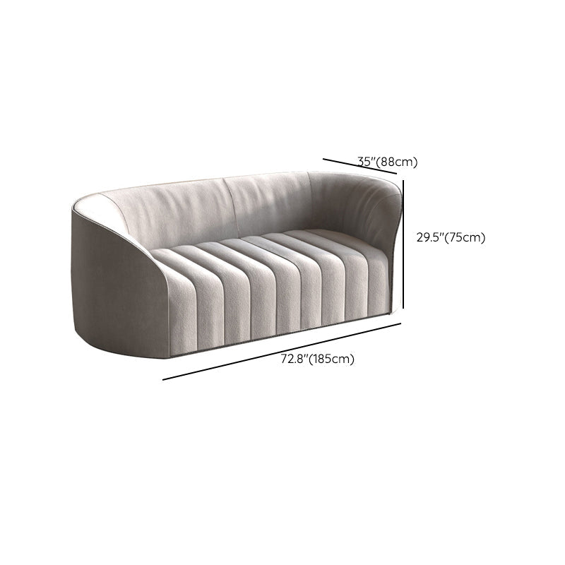 Contemporary Tight Back Standard Sofa Tuxedo Arm Sofa for Living Room Clearhalo 'furn' 'furn_sofas' 'Furniture' 'Living Room Furniture' 'Sofa' 'sofas' 6216596