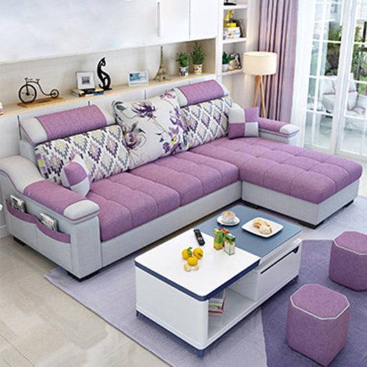 Cuscini moderni cuscino braccio top tessuto soggiorno con sedute di stoccaggio