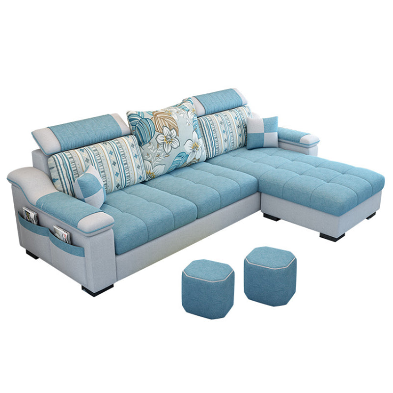 Moderne kussens kussen bovenarm woonkamer stof met opbergstoelen