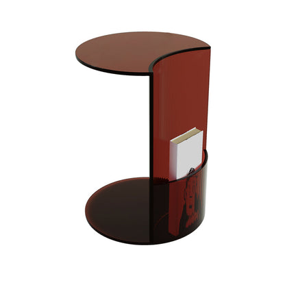 Tavolo da angolo acrilico moderno C End Table per soggiorno