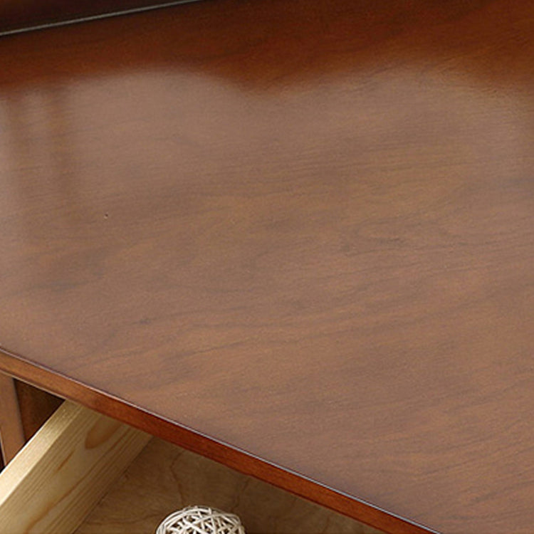 Cabinet d'accent d'angle moderne du milieu du siècle avec porte en caoutchouc