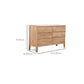 Modern Natural Rectangle Accent Chest with Drawers in Rubberwood Clearhalo 'Cabinets & Chests' 'cabinets_chests' 'furn' 'furn_cabinets_chests' 'Furniture' 'Living Room Furniture' 6217133