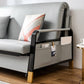 Divano letto convertibile con cuscino quadrato di stoccaggio divano letto posteriore