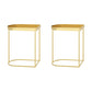 Mid-Century Tray Top Corner Table Frame Metal Side End Table Gold 2 Clearhalo 'Coffee & Accent Tables' 'End & Side Tables' 'end_side_tables' 'furn' 'furn_end_side_tables' 'Furniture' 'Living Room Furniture' 6217378