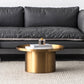 Mid-Century Modern Steel Coffee Table Pedestal Tray Top Cocktail Table Clearhalo 'Coffee & Accent Tables' 'Coffee Tables' 'coffee_tables' 'furn' 'furn_coffee_tables' 'Furniture' 'Living Room Furniture' 6217559