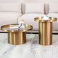 Mid-Century Modern Steel Coffee Table Pedestal Tray Top Cocktail Table Clearhalo 'Coffee & Accent Tables' 'Coffee Tables' 'coffee_tables' 'furn' 'furn_coffee_tables' 'Furniture' 'Living Room Furniture' 6217564