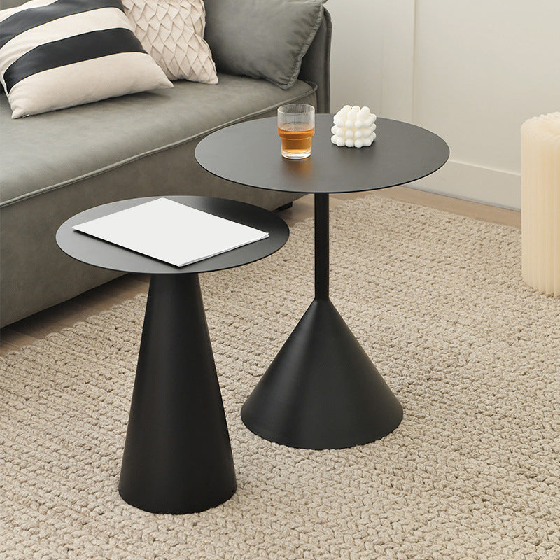 Pedestal Cocktail Table Set Mid-Century Metal Round Coffee Table Clearhalo 'Coffee & Accent Tables' 'Coffee Tables' 'coffee_tables' 'furn' 'furn_coffee_tables' 'Furniture' 'Living Room Furniture' 6217628