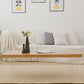 Scandinavian Sled Coffee Table Rectangular Wood Cocktail Table
