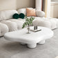 Nordic Irregular 4 Legs Coffee Table 11.8" H Wood Cocktail Table Clearhalo 'Coffee & Accent Tables' 'Coffee Tables' 'coffee_tables' 'furn' 'furn_coffee_tables' 'Furniture' 'Living Room Furniture' 6217830