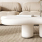 Nordic Irregular 4 Legs Coffee Table 11.8" H Wood Cocktail Table Clearhalo 'Coffee & Accent Tables' 'Coffee Tables' 'coffee_tables' 'furn' 'furn_coffee_tables' 'Furniture' 'Living Room Furniture' 6217835